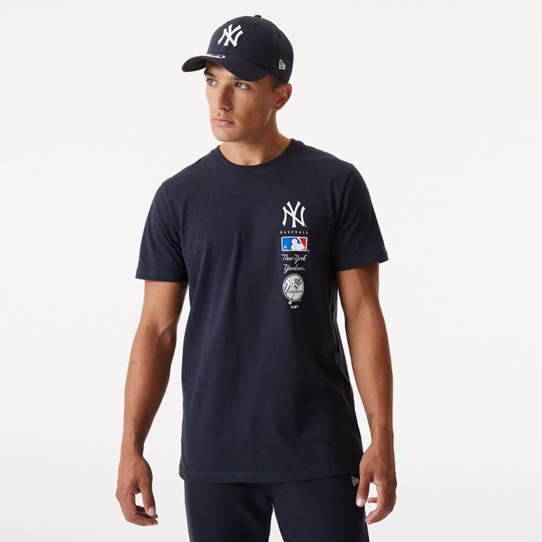 Ropa New Era Mlb Azules - New York Yankees Stack Logo 03174XUOC